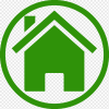 House domestic green logo