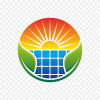 Solar-energy-logo-design-on-transparent-background-PNG